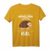 Mein Menschen Kostüm Bin ich ein Igel Halloween Outfit T-Shirt - Lustiges Tierkostüm für Kinder und Erwachsene, Geschenkidee
