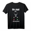Die Hagd Call I Must Go Deer Hunter Wald Geschenk T-Shirt - Lustiges Jagd-Shirt für Jäger, Papa, Bruder & Freunde zum Vatertag, Geburtstag & Weihnachten