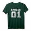 Bruder 01 T-Shirt – Geschenk für Brüder und Geschwister, Liebe zur Familie, klassisch geschnitten, doppelt genähter Saum