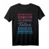 Ich bin stolze Schwester eines verdammt tollen Bruders - Lustiges T-Shirt für Geburtstage, Familienaktivitäten & als Geschenk für Frauen