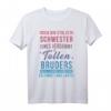 Ich bin stolze Schwester eines verdammt tollen Bruders - Lustiges T-Shirt für Geburtstage, Familienaktivitäten & als Geschenk für Frauen