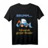Kinder Großer Bruder T-Shirt mit Bagger - Lustiges Geschenk zur Babyankündigung & Geburt für den kleinen Bruder