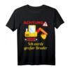 Kinder Großer Bruder T-Shirt - Lustiges Bagger Baustelle Outfit zur Babyankündigung und Geburtstagsgeschenk für den zukünftigen großen Bruder