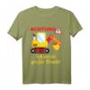 Kinder Großer Bruder T-Shirt - Lustiges Bagger Baustelle Outfit zur Babyankündigung und Geburtstagsgeschenk für den zukünftigen großen Bruder
