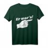Er war's Sie war's Du warst es - Lustiges Comic Hand Fun T-Shirt für Partner, Geschwister, Lehrer & Schwangere mit Humor