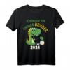 Ich Werde Ein Großer Bruder 2024 Dinosaurier Dino Geschenk T-Shirt – Perfekt zur Schwangerschaftsankündigung & Baby Party Überraschung