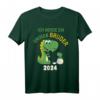 Ich Werde Ein Großer Bruder 2024 Dinosaurier Dino Geschenk T-Shirt – Perfekt zur Schwangerschaftsankündigung & Baby Party Überraschung