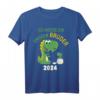 Ich Werde Ein Großer Bruder 2024 Dinosaurier Dino Geschenk T-Shirt – Perfekt zur Schwangerschaftsankündigung & Baby Party Überraschung