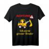 Kinder Groß Bruder Bagger T-Shirt – Lustiges Geburtsspruch Outfit für den Sohn, der bald großer Bruder wird, perfekt als Geschenk zur Geburt und Babyankündigung