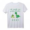 Ich werde ein großer Bruder 2021 Dino Dinosaurier Baby T-Shirt - Lustiges Geschenk für den Sohn zur Geschwisterankündigung
