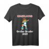 Großer Bruder T-Shirt 2021 - Fußball Geschenk für den stolzen werdenden großen Bruder, perfekt für Babyparty & Babyshower