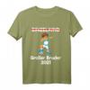 Großer Bruder T-Shirt 2021 - Fußball Geschenk für den stolzen werdenden großen Bruder, perfekt für Babyparty & Babyshower