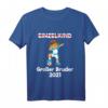 Großer Bruder T-Shirt 2021 - Fußball Geschenk für den stolzen werdenden großen Bruder, perfekt für Babyparty & Babyshower