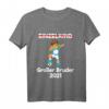 Großer Bruder T-Shirt 2021 - Fußball Geschenk für den stolzen werdenden großen Bruder, perfekt für Babyparty & Babyshower