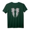 Damen Engelsflügel #2 V-Ausschnitt T-Shirt mit Rückendekor – Perfektes Geschenk für Familie & Freunde