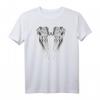 Damen Engelsflügel #2 V-Ausschnitt T-Shirt mit Rückendekor – Perfektes Geschenk für Familie & Freunde