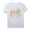 Geburtstagsgeschenk zum 14. Geburtstag - Retro Vintage T-Shirt mit Jahreszahl 2009, limitierte Auflage, lustige Geburtstagskleidung für Teenager und Familie