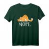 Funny Lazy Cat Nope Not Today T-Shirt – Lustiges Katzenmotiv für Männer und Frauen, tolles Geschenk für Katzenliebhaber & Faulheit-Fans
