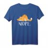 Funny Lazy Cat Nope Not Today T-Shirt – Lustiges Katzenmotiv für Männer und Frauen, tolles Geschenk für Katzenliebhaber & Faulheit-Fans