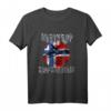 Norwegen Nordkap Expedition Drachenboot Berge T-Shirt – Perfektes Geschenk für Norwegen-Liebhaber, Wanderer & Familien