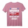 Großer Bruder Von Zwillingen 2021 Feuerwehr Kind Geschenk T-Shirt – Perfekt für Geschwister & Zwillingsfamilien