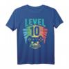 10. Geburtstag Gamer T-Shirt - Lustiges Zocker Level 10 Geschenk im Retro Vintage Look für Jungen und Mädchen