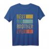 Bester großer Bruder aller Zeiten Geschenk Bruder T-Shirt – Vintage Retro Design für Geburtstag, Weihnachten & Familiengeschenke