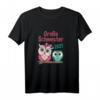 Große Schwester 2021 Eulen Geschenk - Süßes Geschwister T-Shirt für Babyparty, Schwangerschaftsverkündung & Baby-Shower