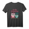 Große Schwester 2021 Eulen Geschenk - Süßes Geschwister T-Shirt für Babyparty, Schwangerschaftsverkündung & Baby-Shower