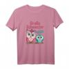 Große Schwester 2021 Eulen Geschenk - Süßes Geschwister T-Shirt für Babyparty, Schwangerschaftsverkündung & Baby-Shower