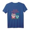 Große Schwester 2021 Eulen Geschenk - Süßes Geschwister T-Shirt für Babyparty, Schwangerschaftsverkündung & Baby-Shower