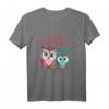 Große Schwester 2021 Eulen Geschenk - Süßes Geschwister T-Shirt für Babyparty, Schwangerschaftsverkündung & Baby-Shower