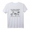 Ich Mag Hunde Und Pferde Und Vielleicht 3 Leute T-Shirt - Lustiges Geschenk für Tierliebhaber, Freunde & Familie