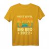 Kinder Ich Werde Großer Bruder 2022 - Lustiges Gamer T-Shirt zur Geburt und Geschwisterankündigung für den besten großen Bruder