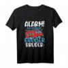 Kinder Alarm ich werde großer Bruder Feuerwehr Feuerwehrauto T-Shirt – Stolzes Geschenk für werdende große Brüder, perfekt für Feuerwehrfans