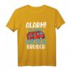 Kinder Alarm ich werde großer Bruder Feuerwehr Feuerwehrauto T-Shirt – Stolzes Geschenk für werdende große Brüder, perfekt für Feuerwehrfans