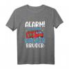 Kinder Alarm ich werde großer Bruder Feuerwehr Feuerwehrauto T-Shirt – Stolzes Geschenk für werdende große Brüder, perfekt für Feuerwehrfans