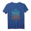 Ich Bin Stolzer Bruder Einer Verdammt Tollen Schwester T-Shirt - Lustiges Geschenk für Geburtstag, Weihnachten & Valentinstag