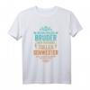 Ich Bin Stolzer Bruder Einer Verdammt Tollen Schwester T-Shirt - Lustiges Geschenk für Geburtstag, Weihnachten & Valentinstag