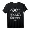 So sieht ein richtig cooler Bruder aus T-Shirt – Lustiges Geschenk für Brüder zum Geburtstag, Weihnachten oder zwischendurch