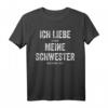 Bruder Schwester Zwillinge lustiges Geschenk T-Shirt – Humorvolles Motiv für Geschwister, Zwillinge & Familien