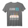 11. Geburtstag T-Shirt für Mädchen und Jungen – Witziges Geschenk im Lockdown für Kinder, 2010 geboren, perfekt für die Geburtstagsparty