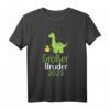 Großer Bruder 2023 Dinosaurier T-Shirt – Perfektes Geschenk für den werdenden Bruder, kein Einzelkind mehr!