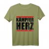 Kämpferherz Motivation Liebe Spruch Mutig Herz - Inspirierendes T-Shirt für Kämpfer, Familie & Freunde zum Geburtstag, Weihnachten & besonderen Anlässen