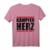 Kämpferherz Motivation Liebe Spruch Mutig Herz - Inspirierendes T-Shirt für Kämpfer, Familie & Freunde zum Geburtstag, Weihnachten & besonderen Anlässen