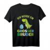 Kinder Bald Großer Bruder T-Shirt - Lustiges Dino Design zur Babyankündigung & Geburtstagsgeschenk für den kleinen Sohn