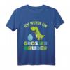 Kinder Bald Großer Bruder T-Shirt - Lustiges Dino Design zur Babyankündigung & Geburtstagsgeschenk für den kleinen Sohn
