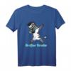 Kinder Großer Bruder T-Shirt mit Dabbing Zebra – Geschenk für angehende Brüder, Vorfreude auf Baby, Geburtstagsgeschenk für Geschwister