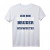 Ich bin stolzer Bruder einer fantastischen Schwester T-Shirt - Lustiges Geschenk für Bruder zu Weihnachten & Geburtstag
