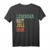 Legendäres Vintage T-Shirt zum 13. Geburtstag - Seit Juli 2008 geboren, perfektes Geschenk für Jungen und Mädchen